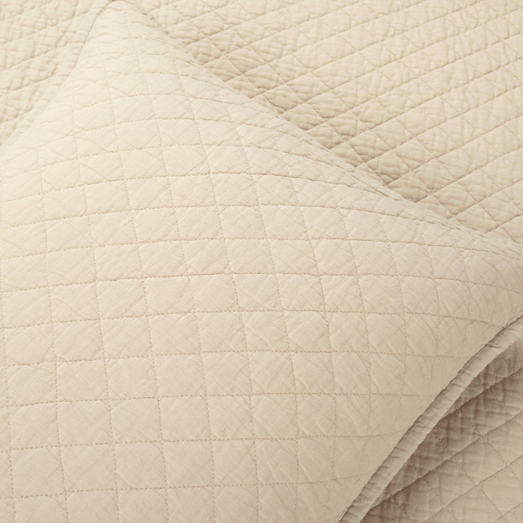 Premium Belgian Flax Linen & Cotton Blend 3-Piece Quilt Set - King/Queen Size - Soft Breathable Bedding for All Seasons - Perfect for Master Bedroom, Guest Room & Vacation Homes