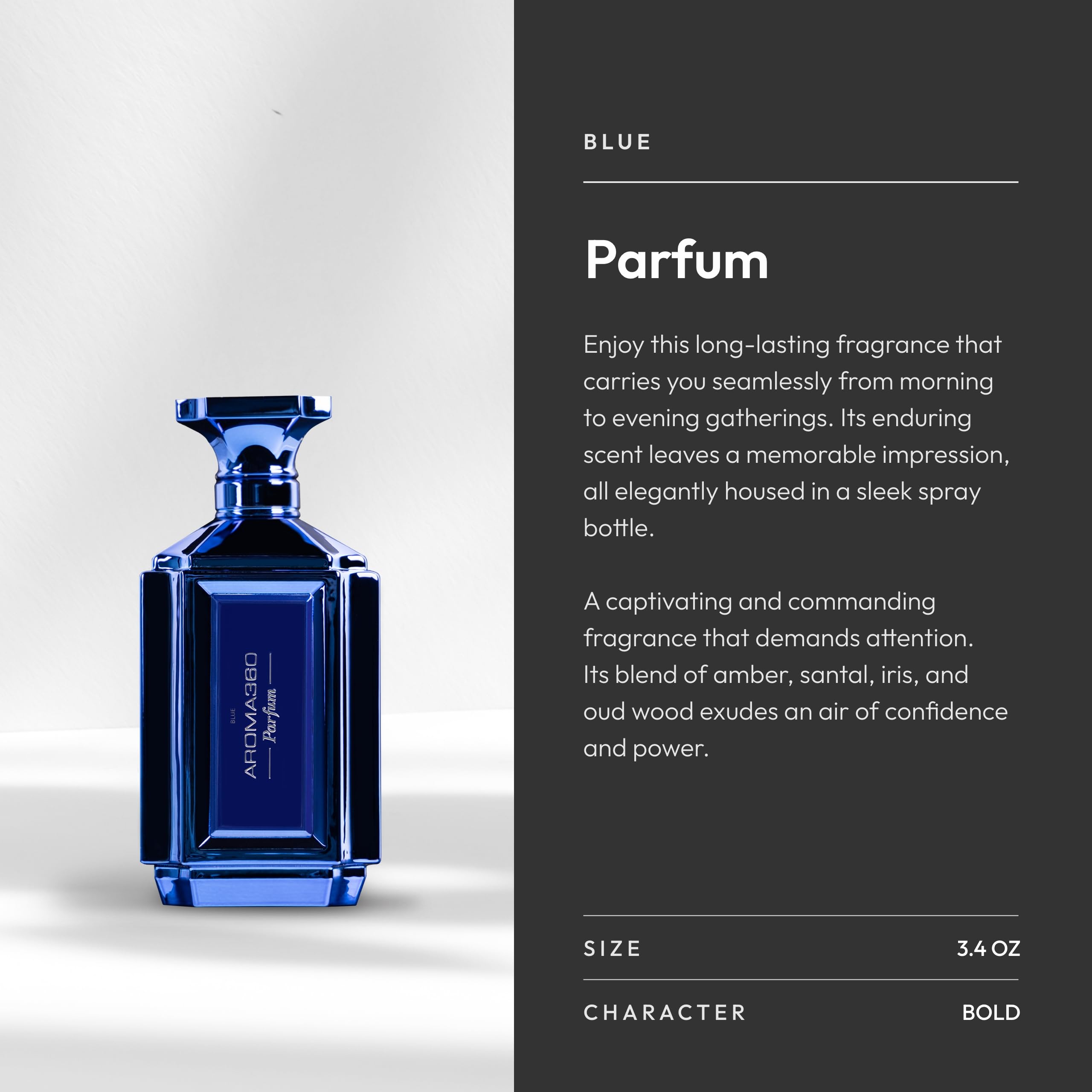 Aroma360 Premium Unisex Eau de Parfum - Luxury Cologne & Perfume for Men & Women - Long-Lasting Fragrance Oil for Date Night, Office & Special Occasions