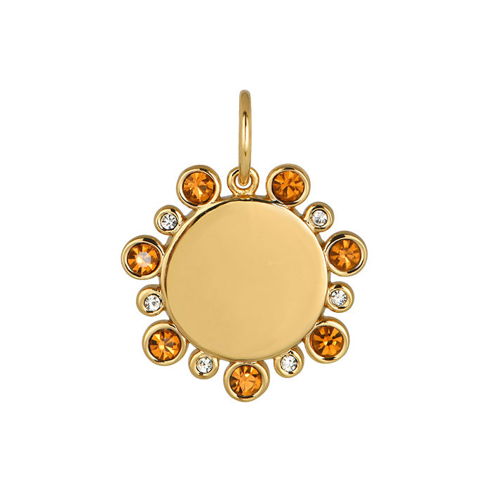Goldbug Collection November Birthstone Pendant - Citrine Gemstone Necklace for Women | Perfect Birthday Gift & Everyday Jewelry for Special Occasions
