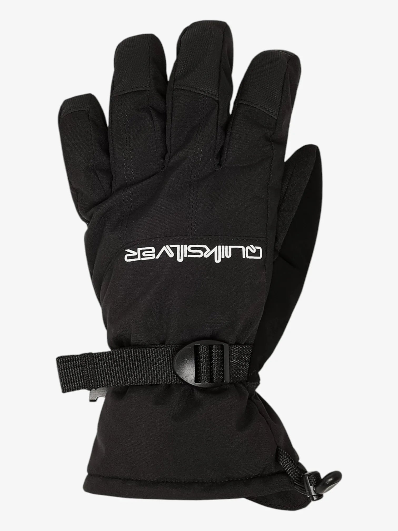 Quiksilver Mission Snow Gloves - Black - Waterproof & Insulated for Skiing, Snowboarding & Winter Sports