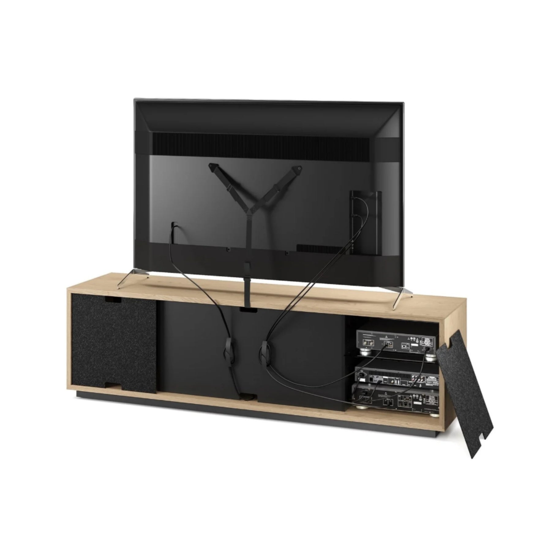 BDI 8703 Tune Media Cabinet - Modern TV Stand with Storage for Living Room, Home Theater & Entertainment Centers - Perfect for Organizing Electronics, Gaming Consoles & Streaming Devices