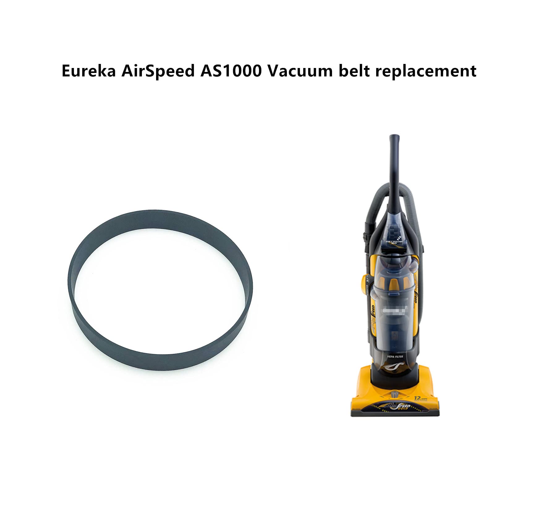 Eureka Airspeed AS1000 Vacuum Belt - 2 Pack for Home Cleaning