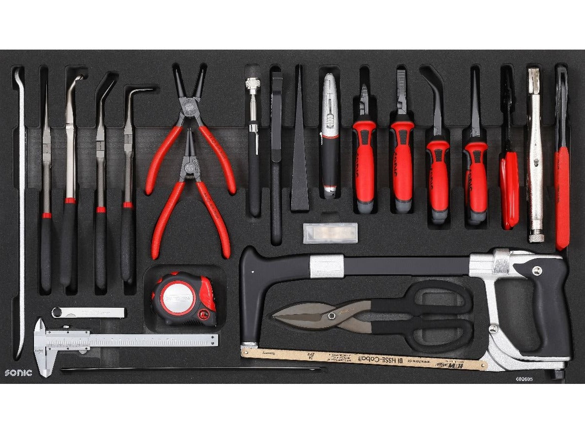 26-Piece Sonic Foam System Pliers & Cutting Tool Set - Large 34