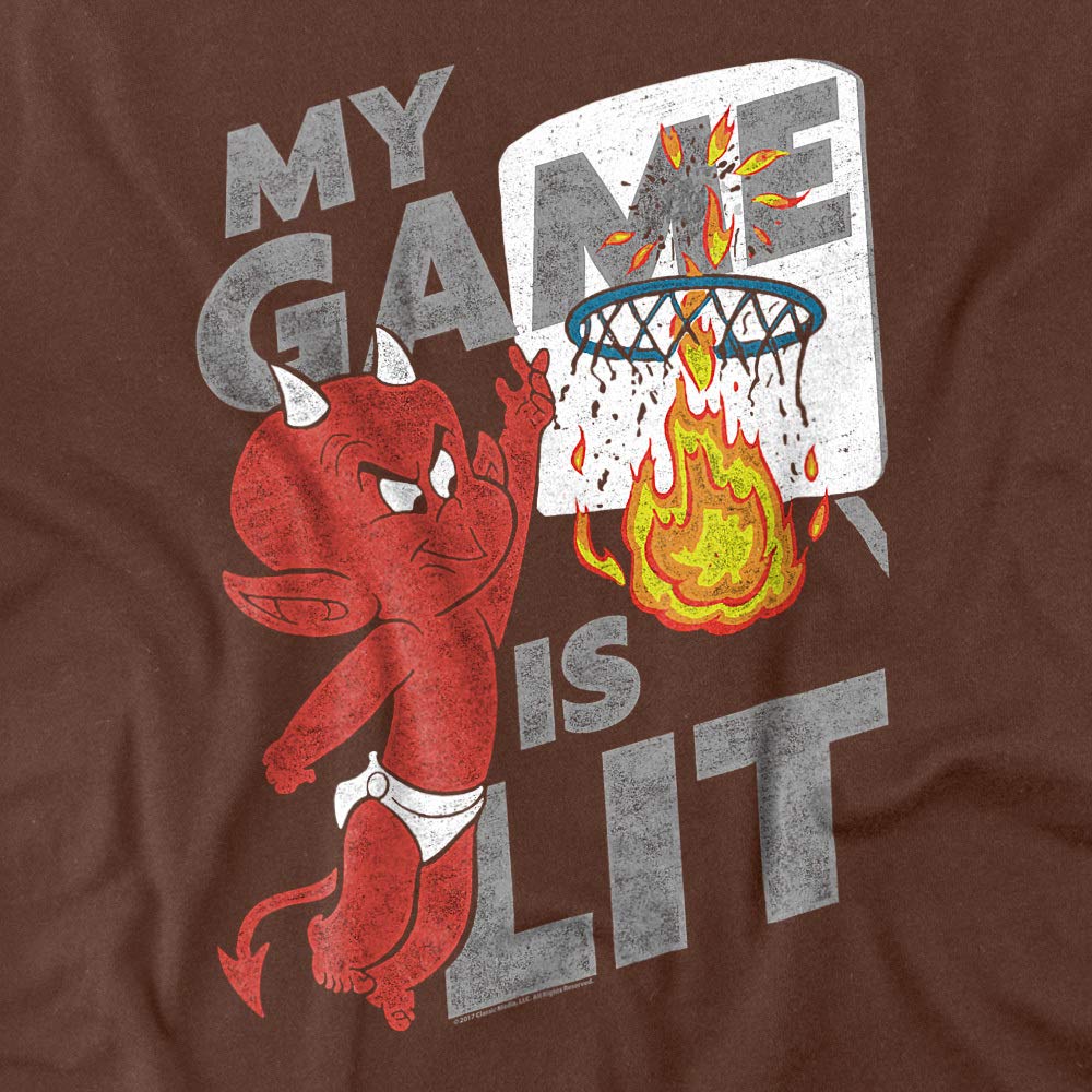 Hot Stuff Game is Lit Unisex Adult T-Shirt | Trendy Graphic Tee for Men & Women | Perfect for Gaming Events, Parties & Casual Wear