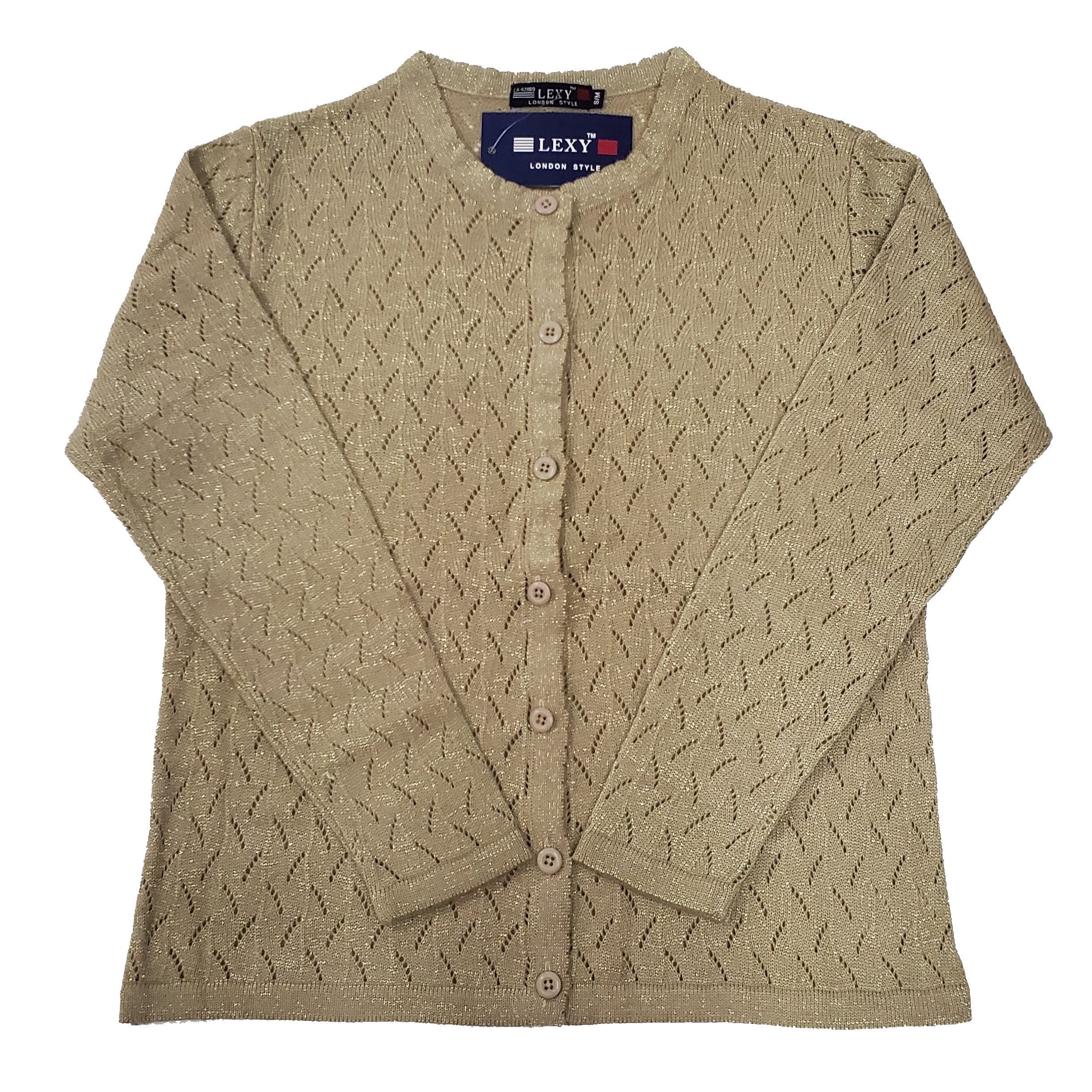 Women's Lurex Knit Cardigan Sweater - Soft Shimmery Open Front Wrap for Fall & Winter | Perfect for Office, Date Night, and Holiday Parties
