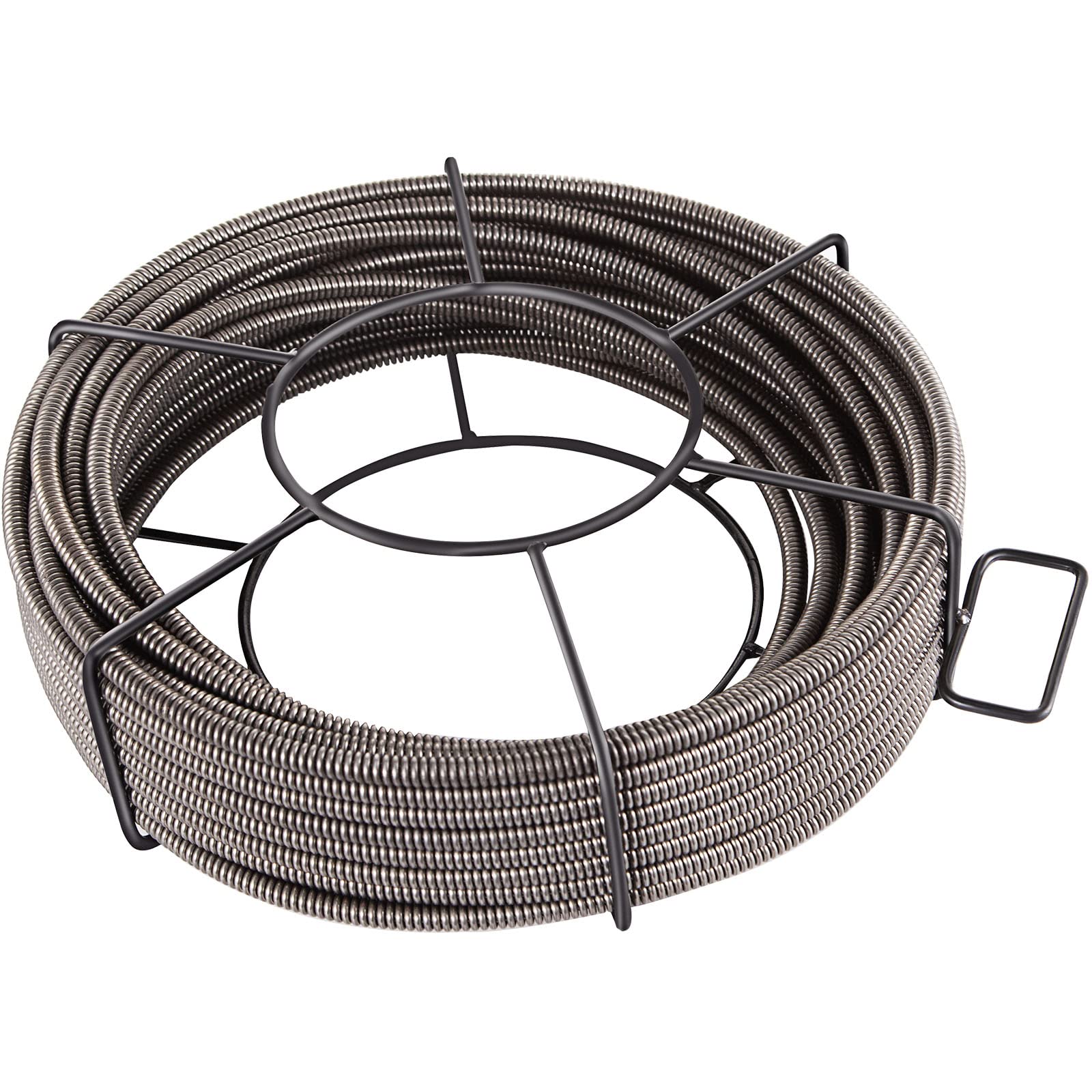 **Mophorn 50ft x 1/2 Inch Solid Core Drain Cleaning Cable - Heavy Duty Sewer Snake Auger for Clogged Pipes, Sinks & Toilets - Perfect for Home, Commercial & Industrial Drain Maintenance**