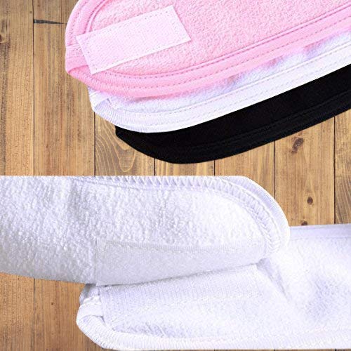 DEXO 2-Pack Adjustable Face Bands for Women & Girls - Salon & Home Use - Multicolor - Perfect for Workouts, Yoga, and Hair Styling