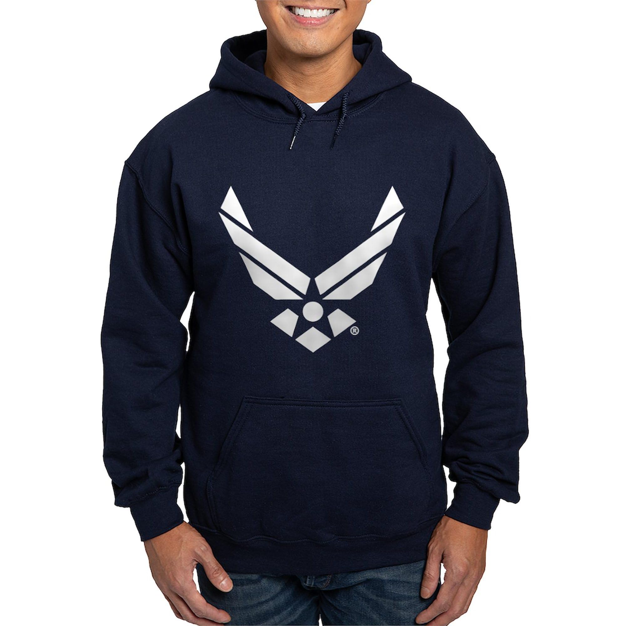 U.S. Air Force Logo Hoodie for Men - Dark Regular Fit Pullover Sweatshirt | Military Apparel, Patriotic Gift, Casual Wear