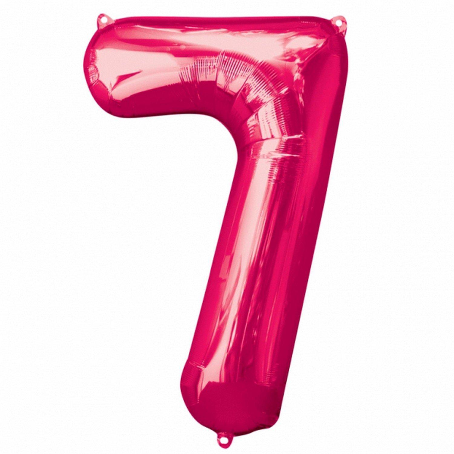 Amscan Supershape Pink Number Balloons (2 Pack) - Perfect for Birthday Parties, Baby Showers & Anniversary Celebrations