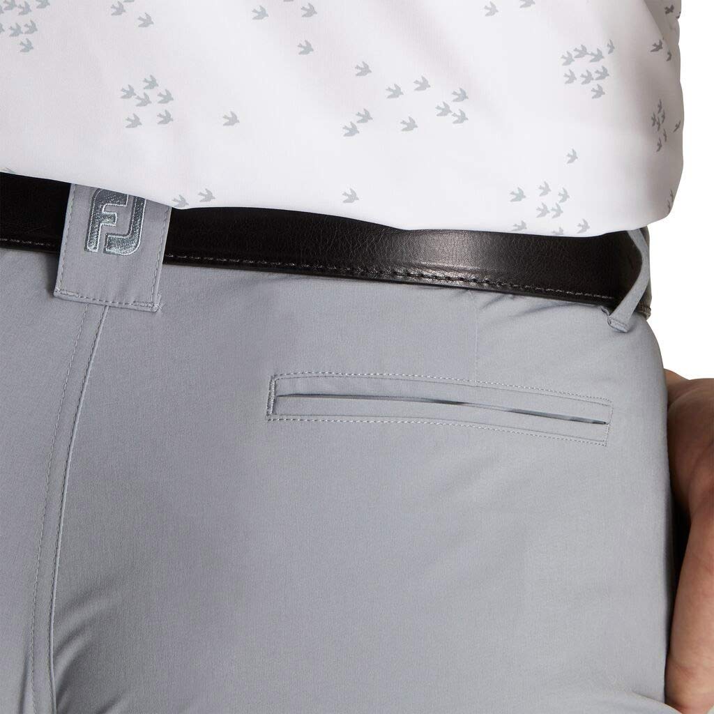 FootJoy Performance Grey Men's Golf Shorts - Size 36 | Comfortable & Breathable for Golfing & Casual Wear