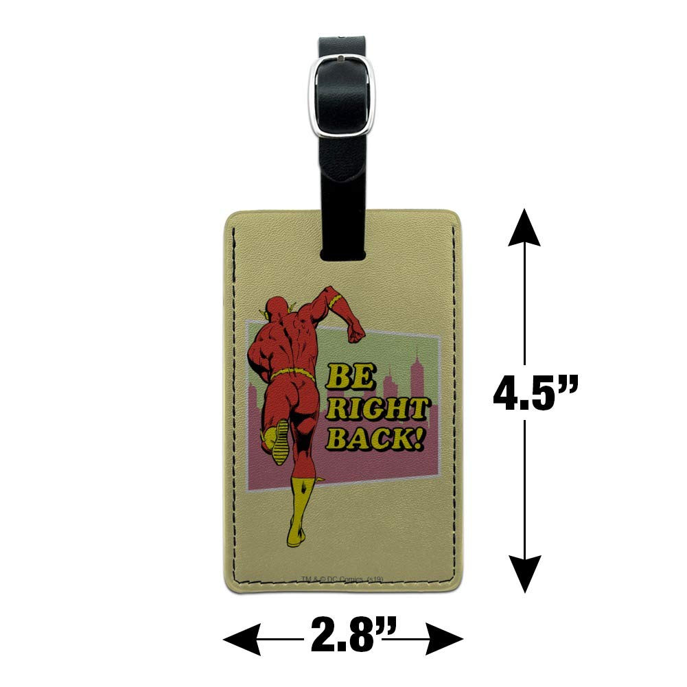 High-Quality Rectangle Leather Luggage Tag - Durable Suitcase ID Card Holder for Travel | Perfect for Carry-On Bags, Backpacks & Business Trips