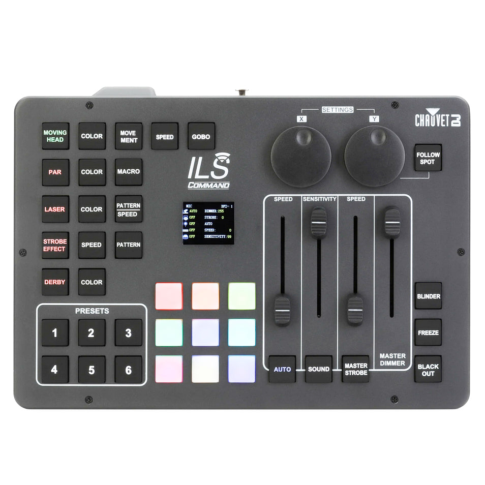 Chauvet DJ ILS Command Wireless Controller for ILS Fixtures - Professional Lighting Control for DJs, Concerts & Events