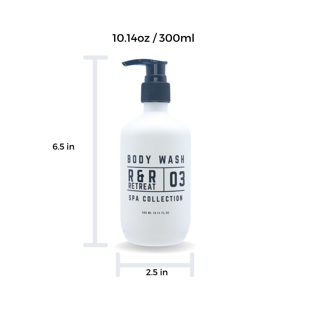 Refillable Pump Bottles for Body Wash - Eco-Friendly & Convenient Shower Gel Dispenser for Bathroom, Spa, and Travel Use