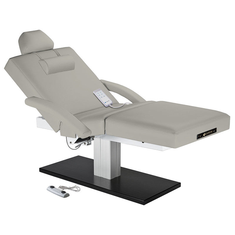 Earthlite Everest Spa Pedestal Electric Treatment Table - Professional Massage Table for Chiropractors & Physical Therapists - Perfect for Spa, Clinic & Home Use