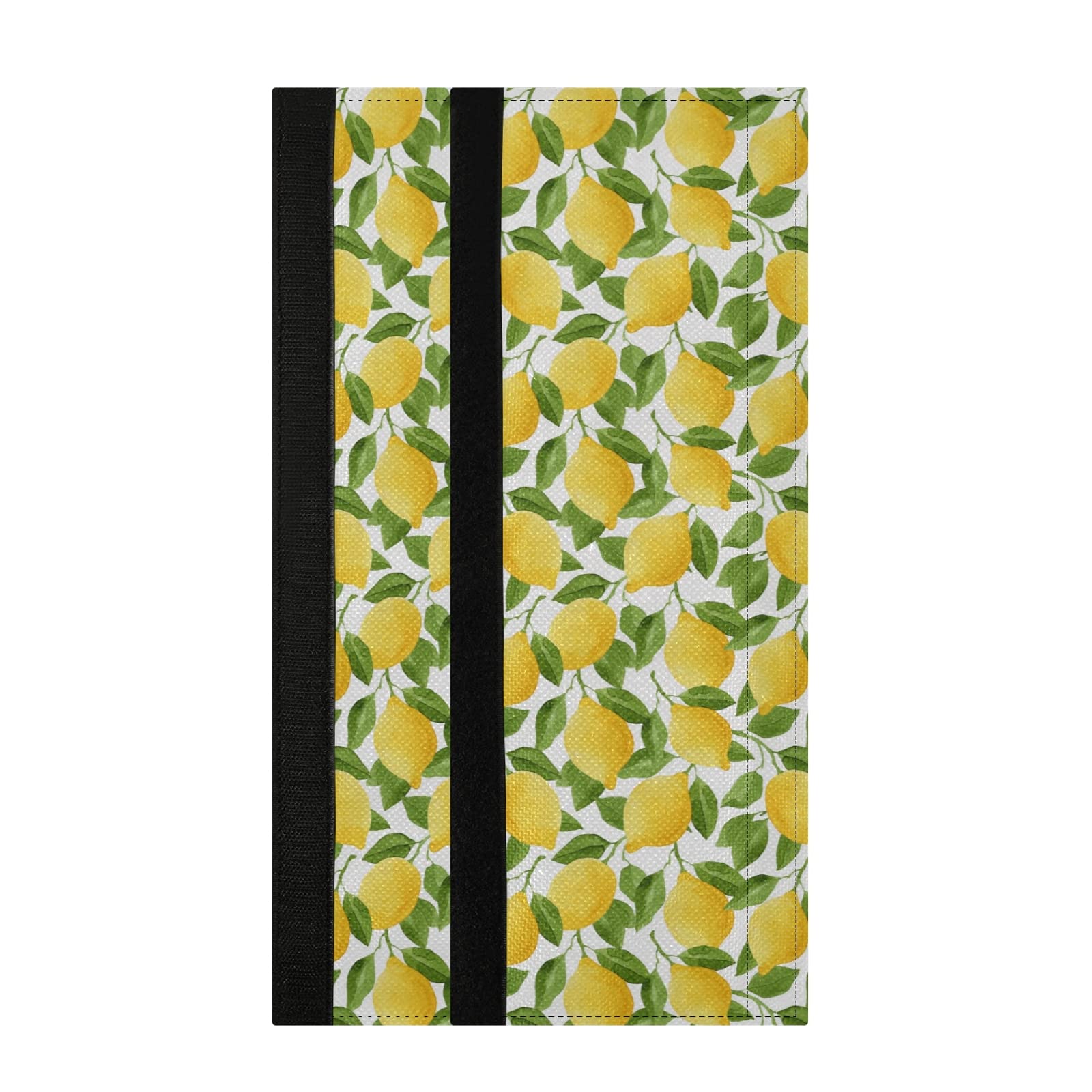 Emelivor 2-Pack Lemon Yellow Refrigerator Door Handle Covers - Non-Slip Replacement Handles for Fridge, Oven, Microwave & Dishwasher - Upgrade Kitchen Safety & Style