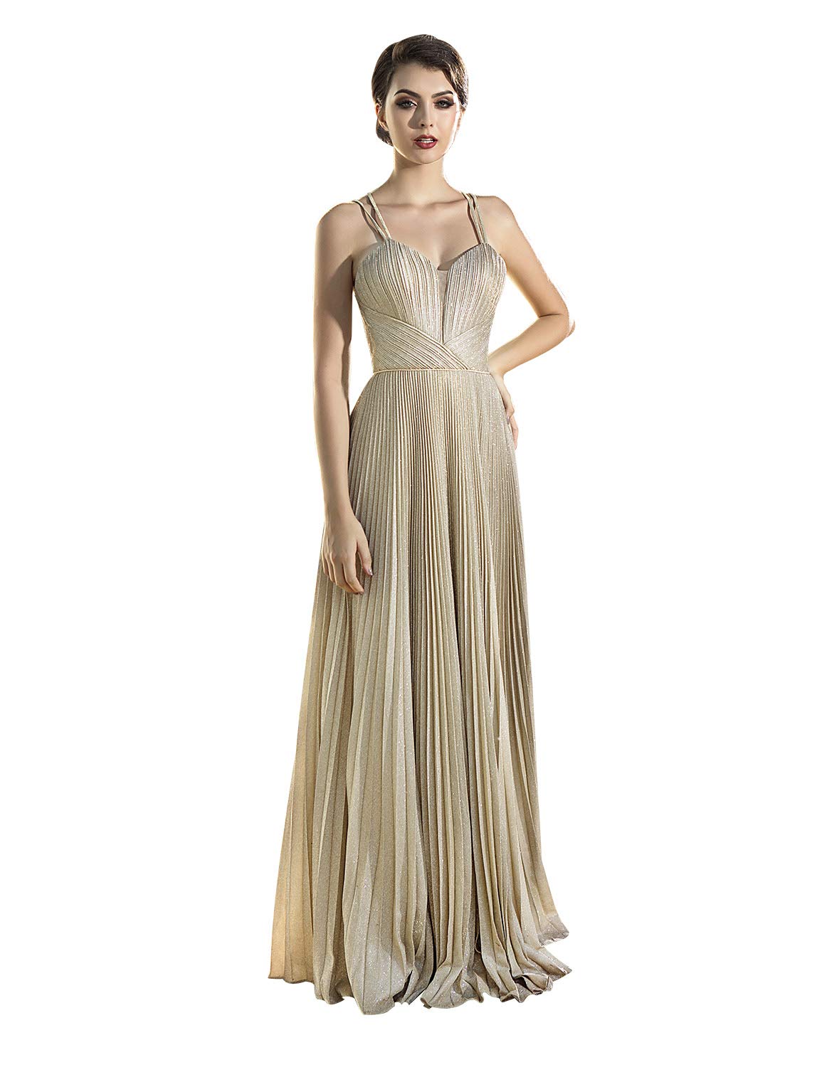 Belle House Women's Long A-Line Backless Prom Dress Formal Evening Ball Gown for Homecoming Party, Wedding Guest, Quinceañera & Special Occasions