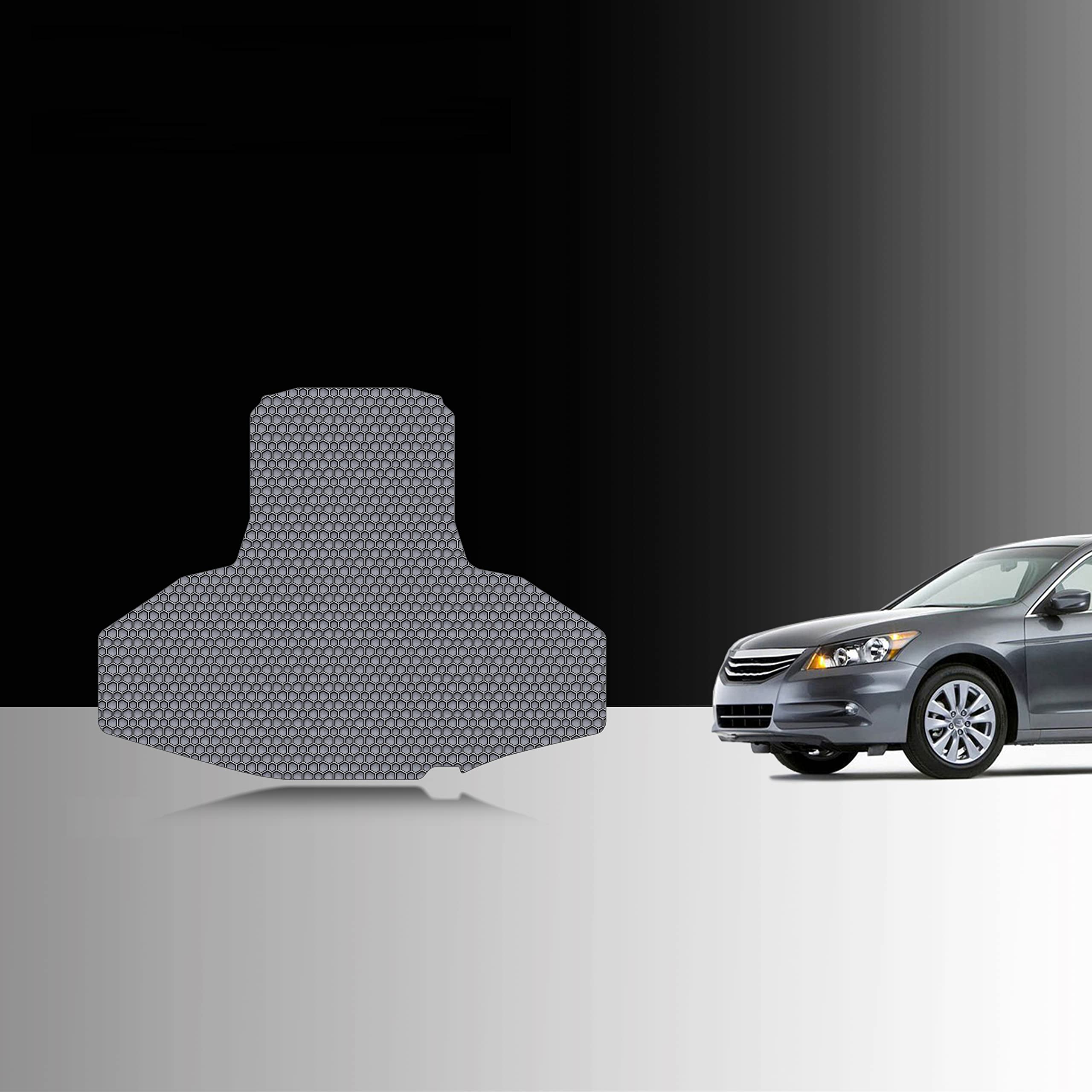TOUGHPRO Heavy Duty All Weather Cargo Liner & Trunk Mat for 2008-2012 Honda Accord - Durable Gray Rubber Car Accessories (Made in USA) | Perfect for Road Trips, Grocery Hauling & Everyday Protection