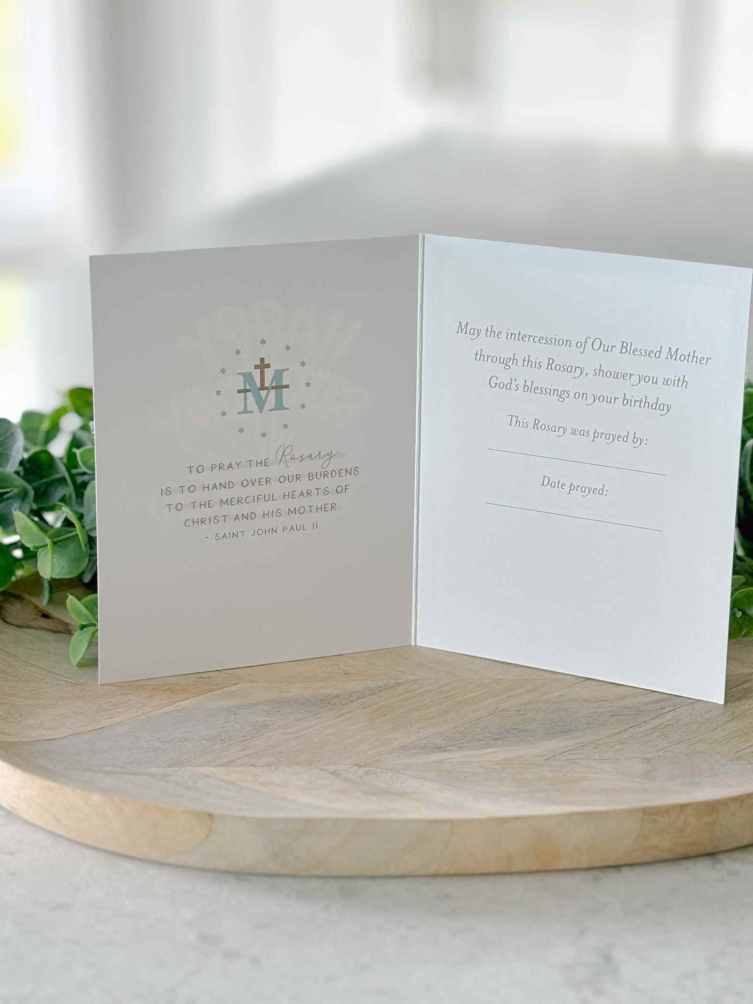 Elegant Silver Birthday Balloons & Rosary Card Set of 4 - Perfect for Birthday Parties, Baby Showers & Special Celebrations