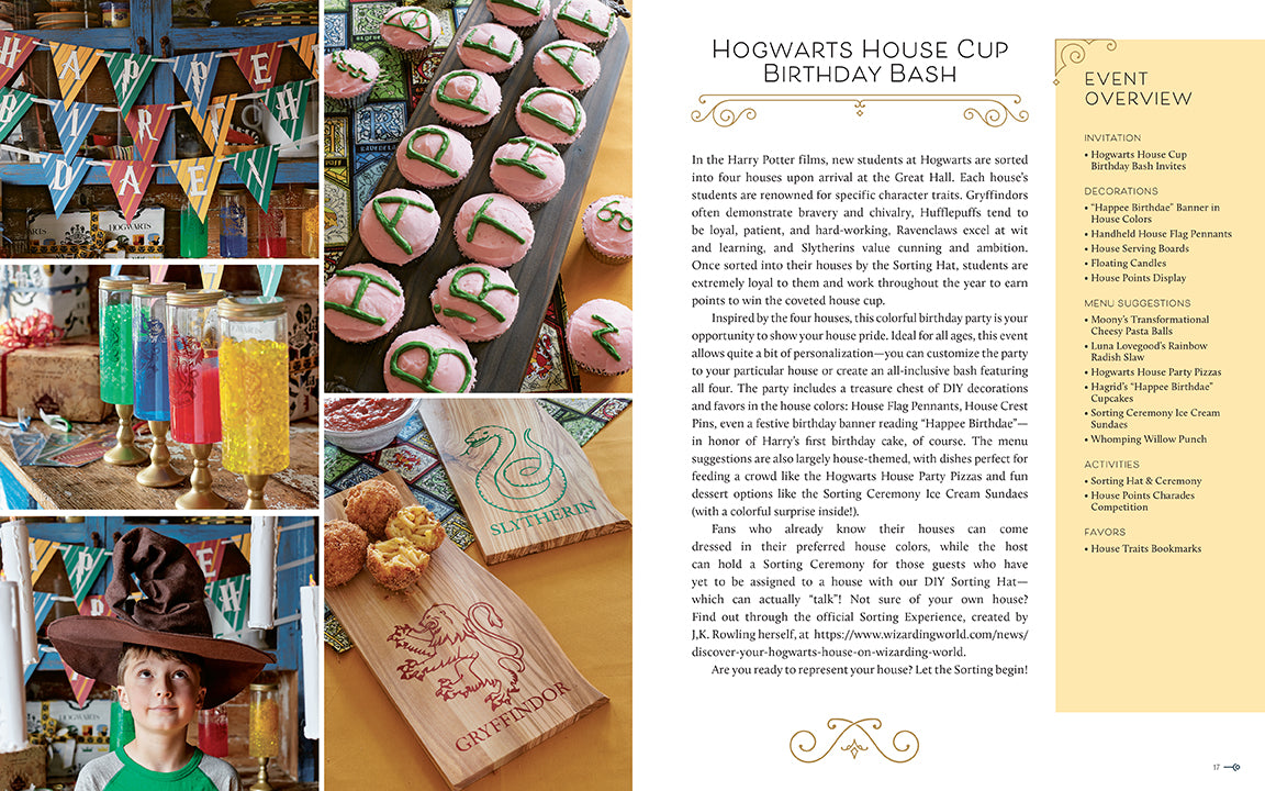 Harry Potter: Feasts & Festivities - Official Wizarding World Cookbook & Party Guide | Perfect for Harry Potter Themed Parties, Movie Nights & Holiday Celebrations