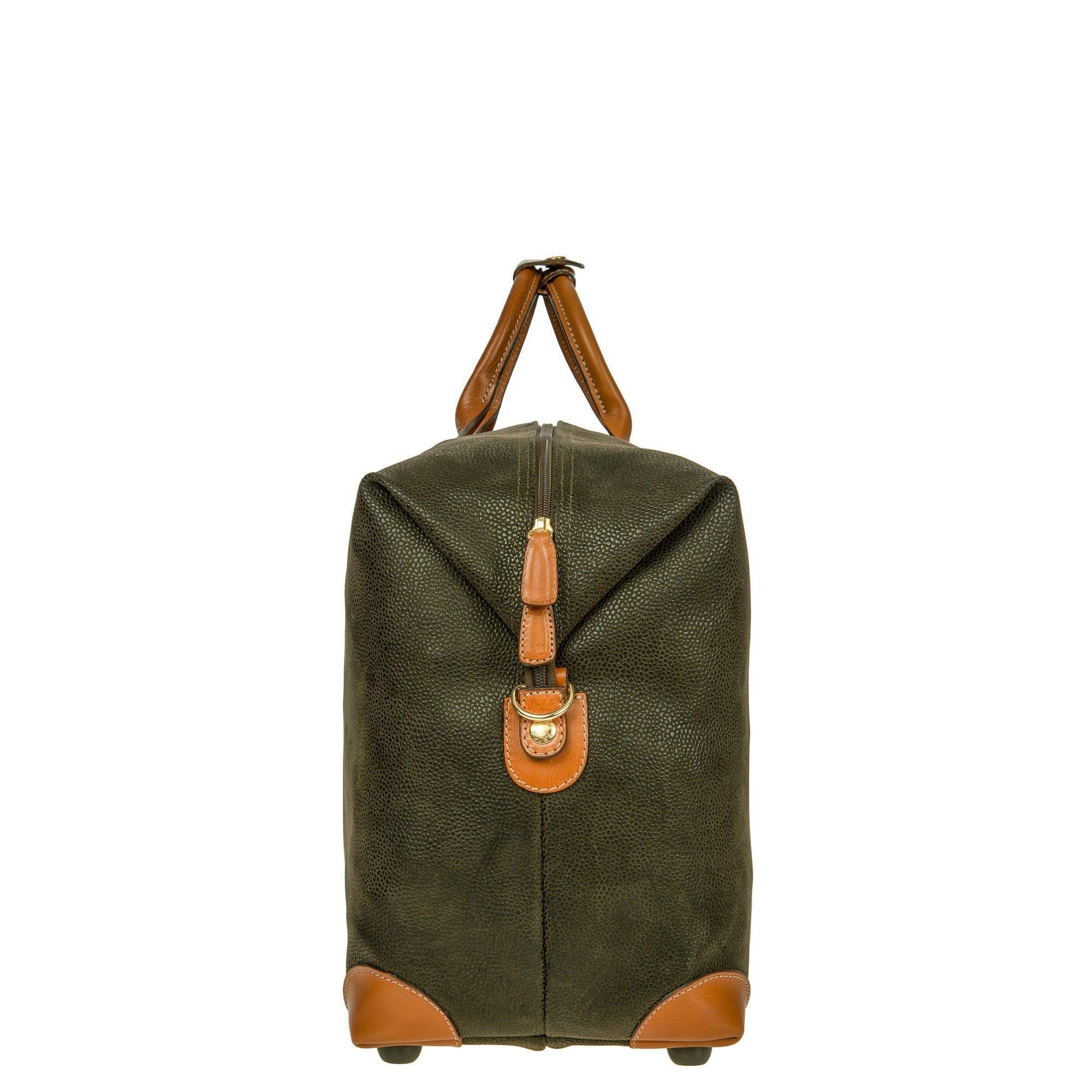 Brics Life 22 Cargo Duffle Bag - Waterproof Travel Duffel with Multiple Pockets for Gym, Camping & Weekend Getaways