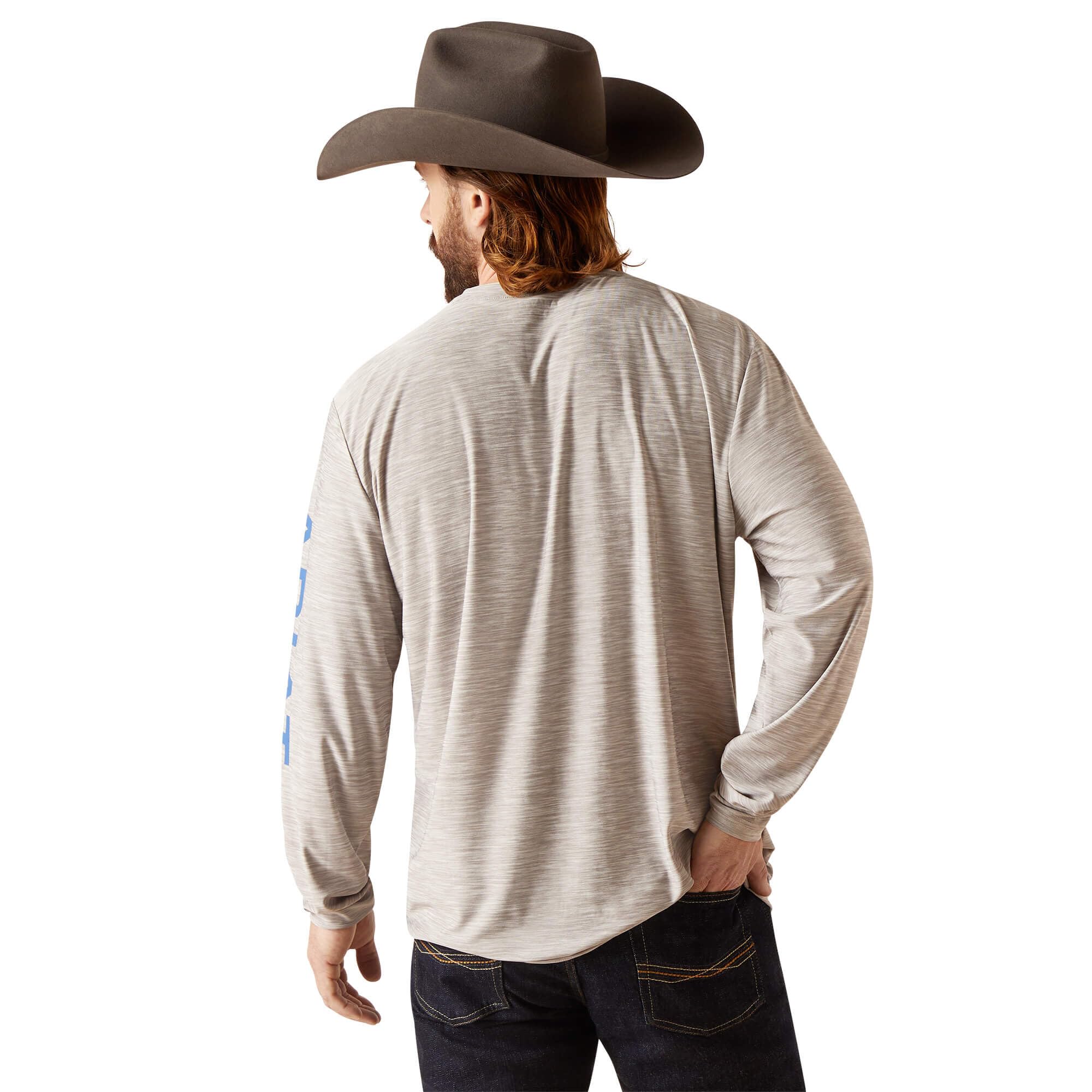 ARIAT Men's Charger Logo Cotton T-Shirt - Comfortable Casual Tee for Work, Outdoor & Everyday Wear