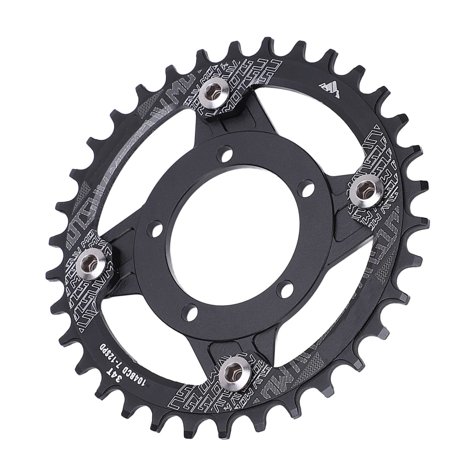 High Precision CNC Machined 104BCD Bike Chainring - Durable Aluminum Alloy Replacement for Road & Mountain Bikes - Perfect for Cycling, Commuting & Performance Upgrades