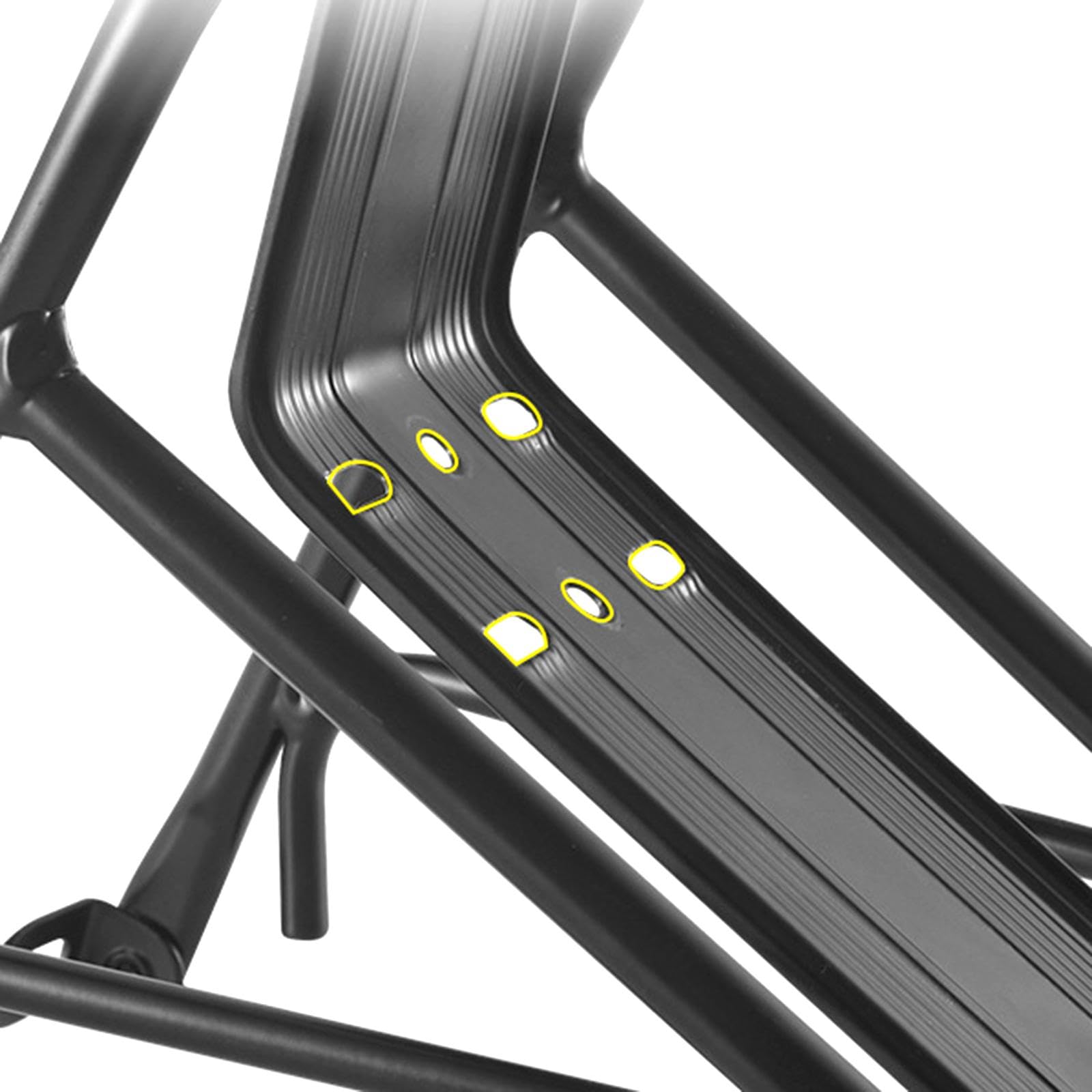 Premium Aluminum Alloy Bike Front Carrier Rack - Lightweight Cargo Pannier Luggage Rack for Mountain & Travel Bikes - Perfect for Commuting, Camping & Outdoor Adventures