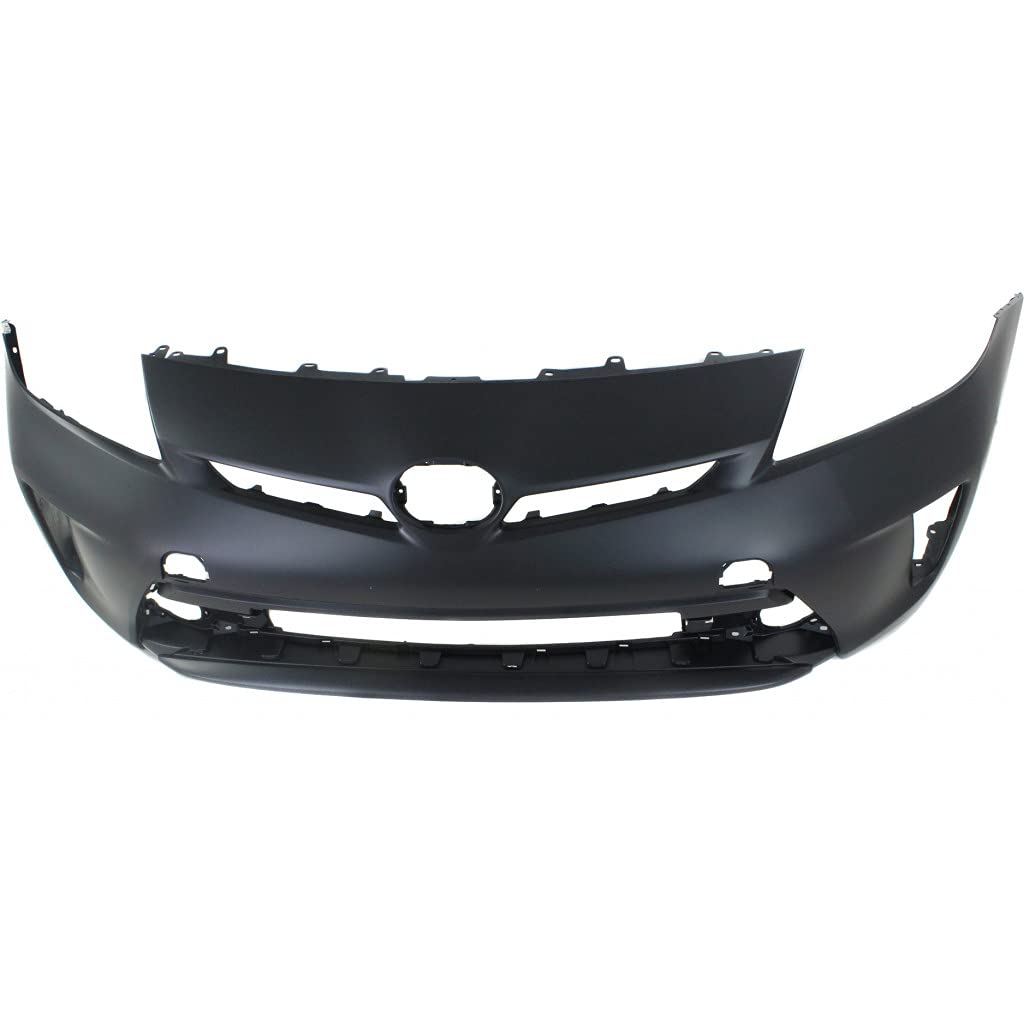 2012-2015 Toyota Prius & Prius Plug-In Front Bumper Cover Replacement - Primed & Ready for Paint | CAPA Certified (TO1000394) | Perfect Fit for 5211947934 | Ideal for Collision Repair & Car Restoration Projects