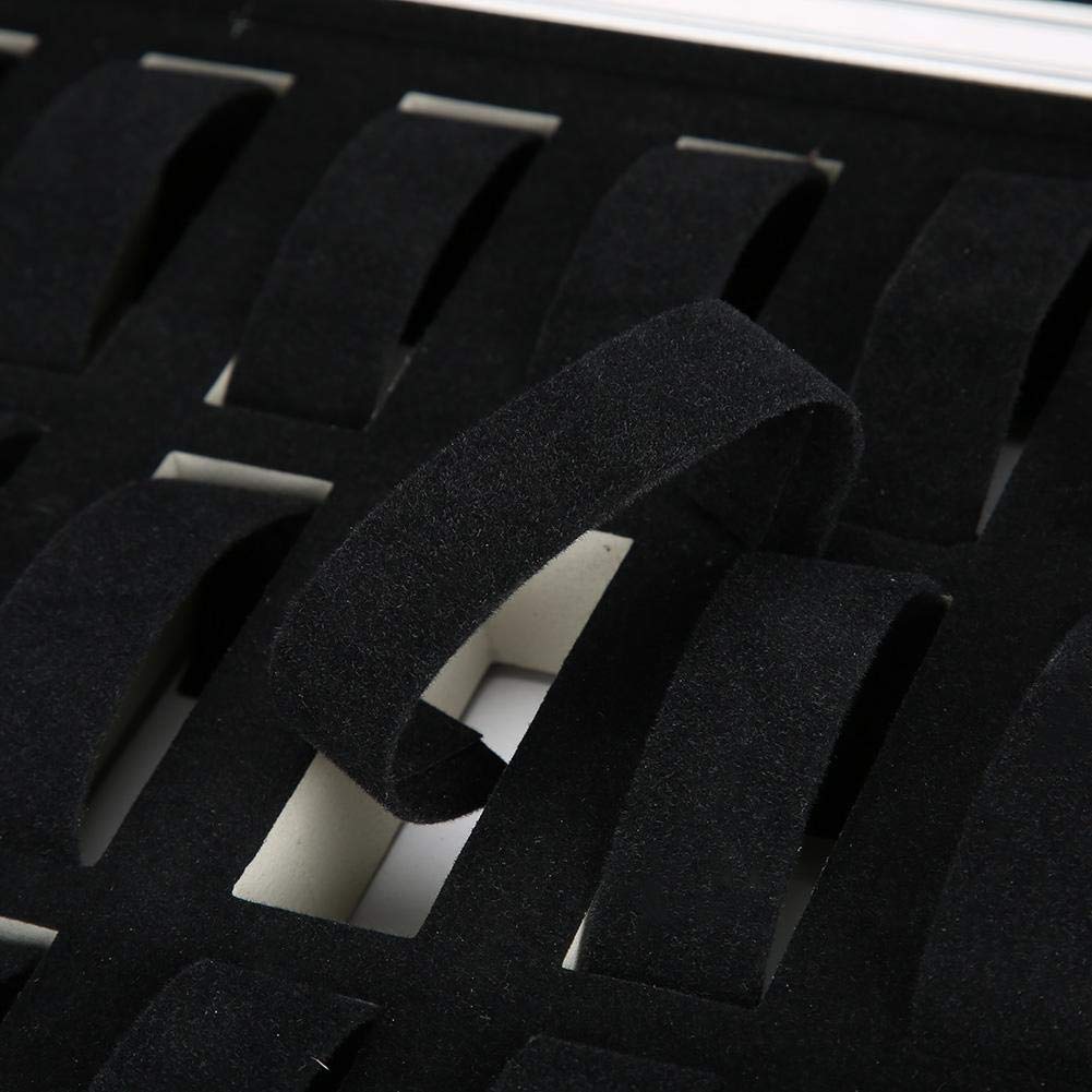 24-Grid Aluminum Alloy Watch Storage Case with Lock - Jewelry & Watch Organizer for Travel & Display
