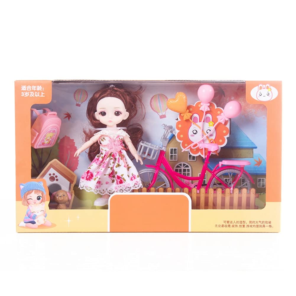 3D Baby Doll Accessory Set - Educational DIY Toys with Figures, Furniture & Scenes for Kids Ages 3+ | Pretend Play, Role Playing & Early Learning Activities