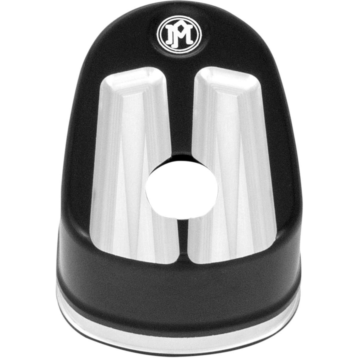 Performance Machine Ignition Switch Cover - Scallop Design Contrast Cut for 2007-2013 Harley FLHX2 Street Glide - Enhances Motorcycle Aesthetics & Security for Cruiser Riders