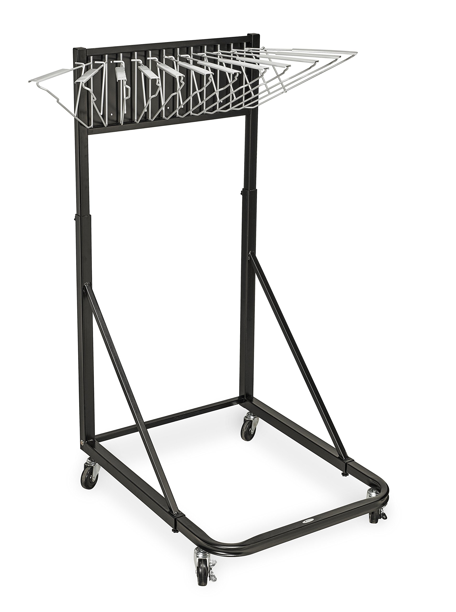 Adir Mobile Blueprint Holder - Heavy Duty Construction Plan Rack, Wall Mounted Blueprint Organizer, Jobsite Document Display Stand for Architects, Engineers & Contractors - Perfect for Office, Construction Site & Design Studio (Without Clamps)