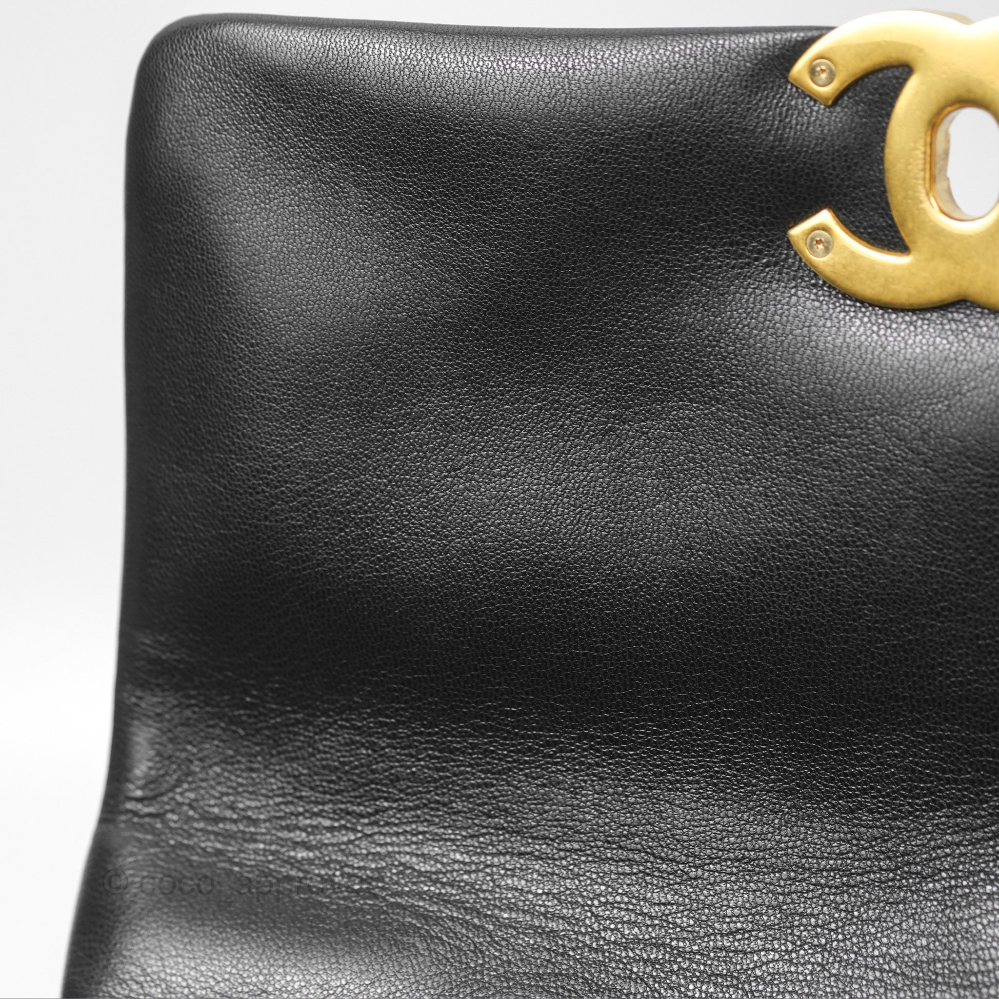 Chanel 19 Small Black Goatskin Mixed Hardware Flap Bag - Luxury Designer Handbag for Women, Perfect for Date Night & Evening Events