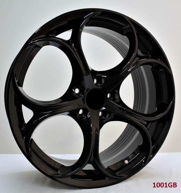 18-Inch Alloy Wheels for Alfa Romeo Giulia TI 2017 & Up - 5x110 Bolt Pattern - Perfect for Performance Upgrades & Stylish Customization
