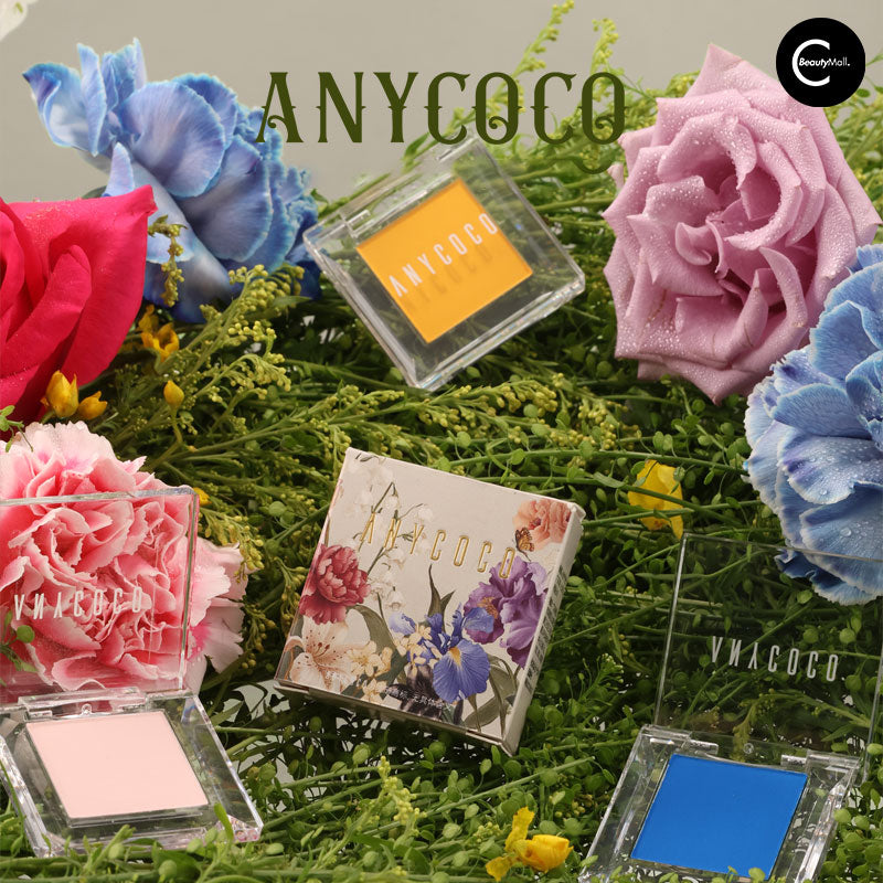 ANYCOCO Ukiyo e Floral Matte Single Eyeshadow - Highly Pigmented, Long-Lasting, Vegan & Cruelty-Free Eyeshadow for Everyday Makeup & Special Occasions