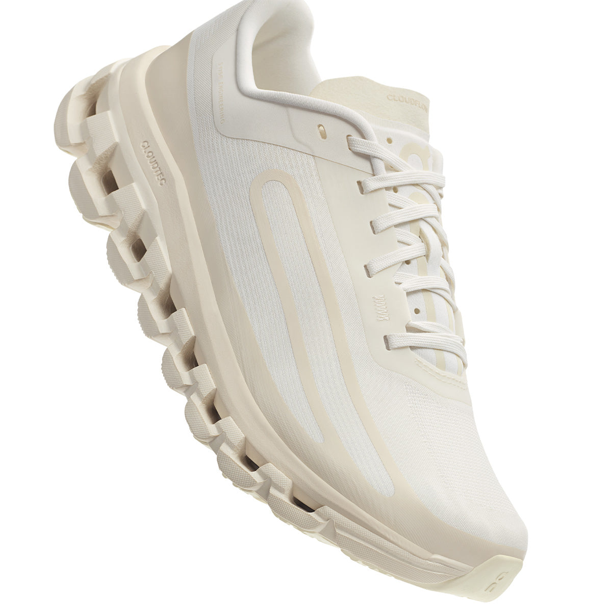Bureau Borsche Cloudflow 4 'IKON White Moon' Sneakers - Premium White Fashion Shoes for Men & Women - Perfect for Casual Wear, Street Style & Urban Fashion