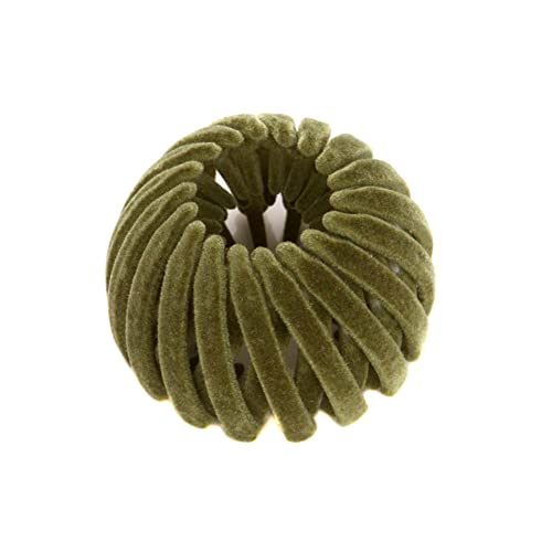 Velvet Bird Nest Hair Clips for Women - Vintage Geometric Retractable Hair Loops & Expandable Ponytail Holder | Fashion Hair Accessories for Women & Girls | Perfect for Lazy Hairstyles, Buns, and Everyday Wear