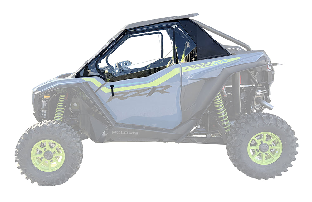 2025+ Polaris RZR Pro XP & Pro S Polycarbonate Upper Door Kit 252410 - Durable Off-Road Protection for UTV Adventures & Trail Riding