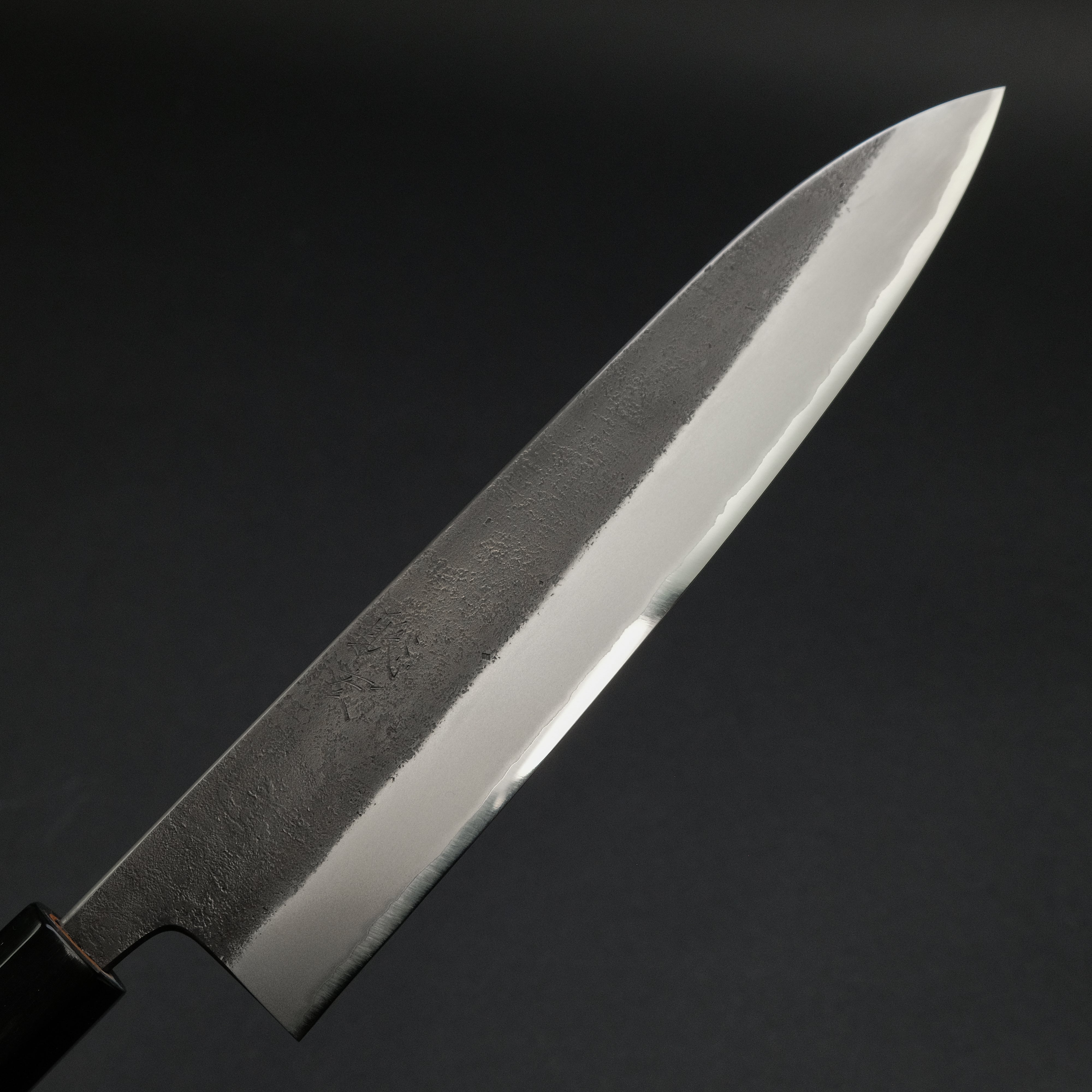 Premium Toshihiro Wakui Nashiji White #2 Gyuto 240mm Japanese Chef Knife with Ho Wood Handle - Perfect for Sushi, Meat Slicing & Professional Kitchen Use