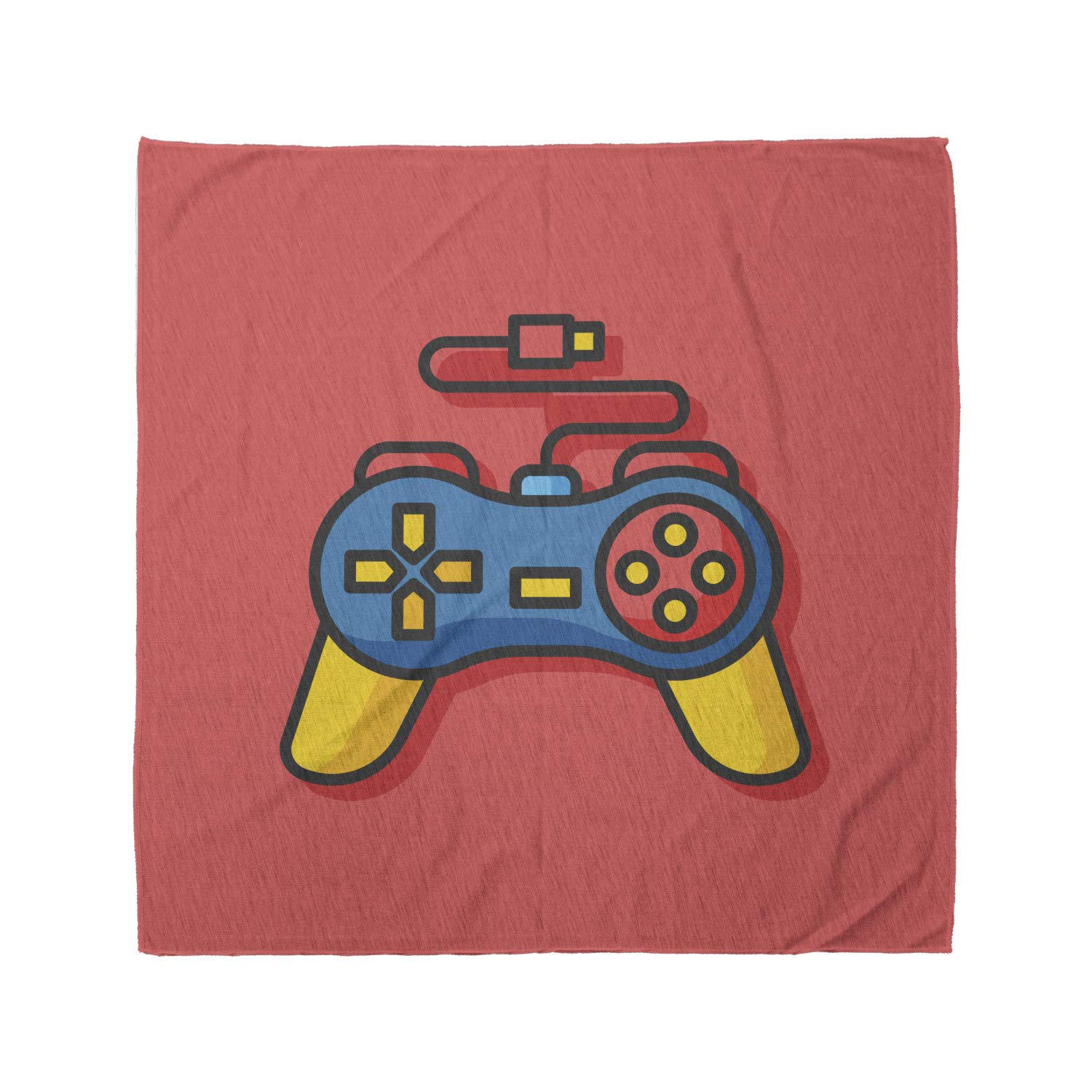 Retro Gaming Controller D-Pad Unisex Bandana - Colorful Video Game Accessory for Cosplay, Conventions & Everyday Wear