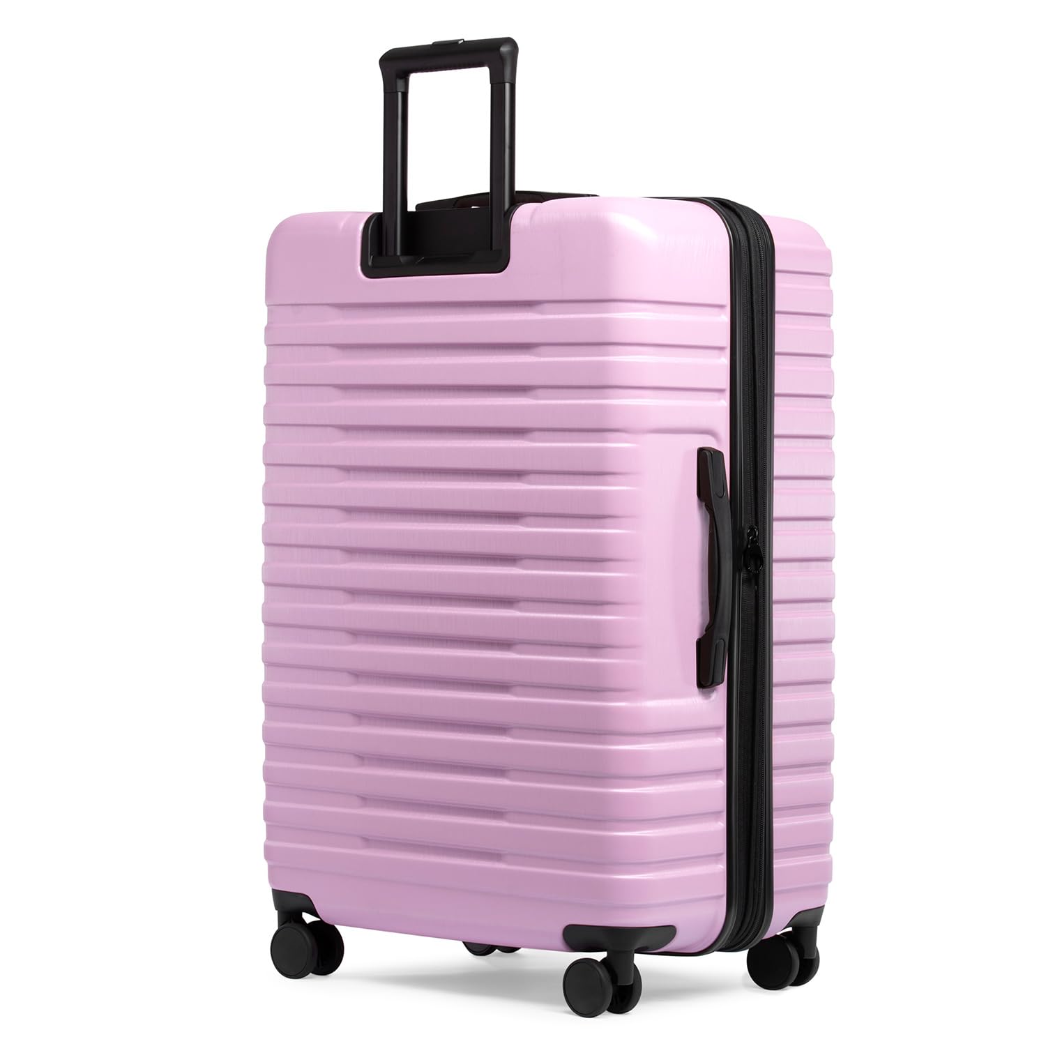 U.S. Traveler Boren 30-Inch Polycarbonate Hardside Spinner Luggage - Durable Checked Suitcase with 8 Wheels & Aluminum Handle (Lavender) - Perfect for International Travel, Business Trips & Family Vacations