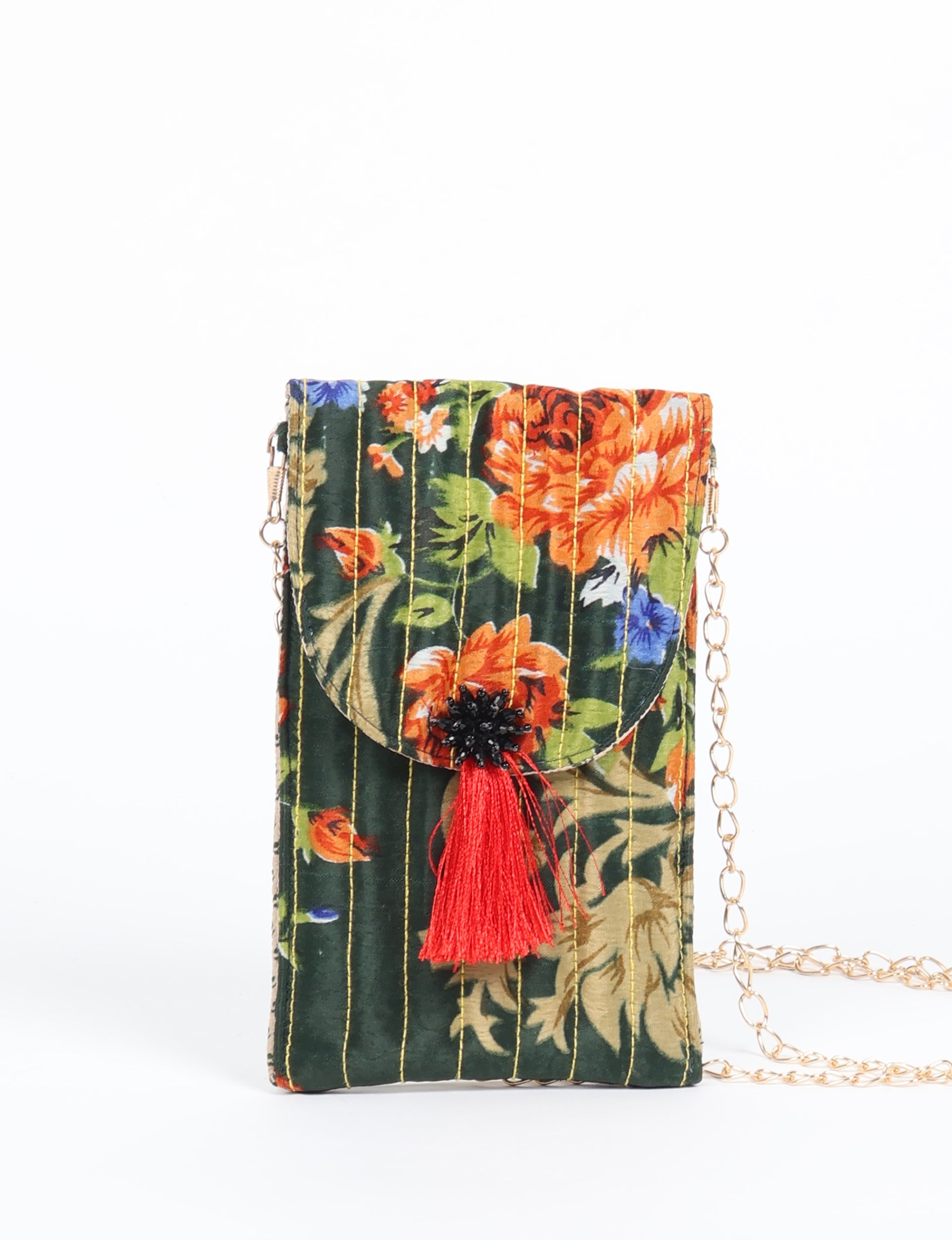 Stylish Tassel Mobile Phone Pouch - Trendy Crossbody Cell Phone Holder for iPhone 15/14/13/12 Pro Max, Samsung Galaxy - Perfect for Travel, Shopping & Everyday Use