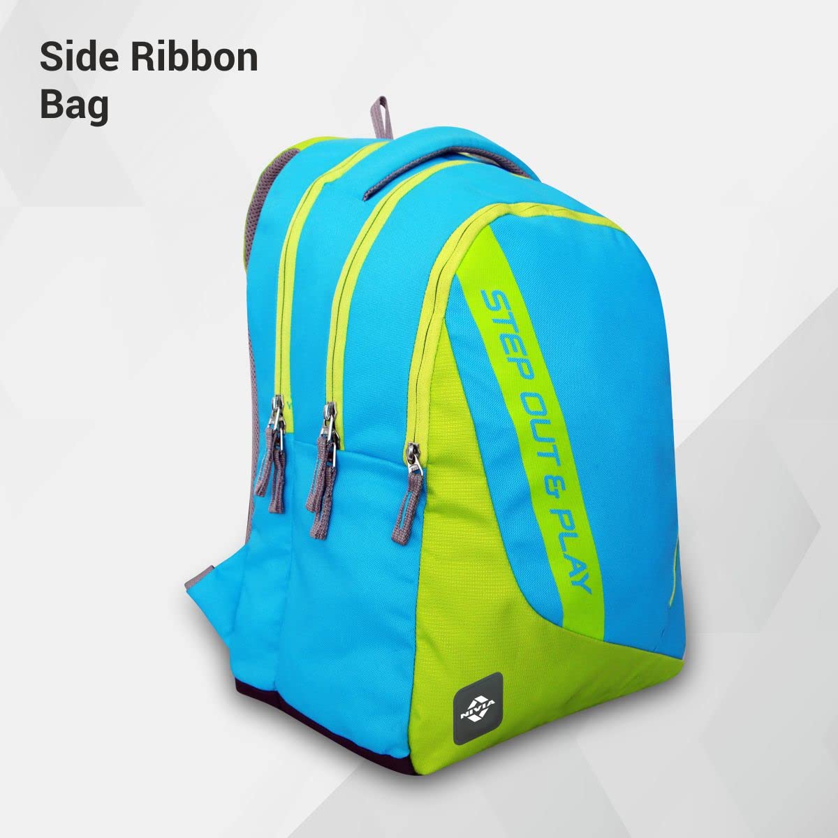 Nivia Side Ribbon School Backpack for Girls - Lightweight & Durable Bookbag for High School & College - Perfect for Everyday Use, Travel & Campus Life