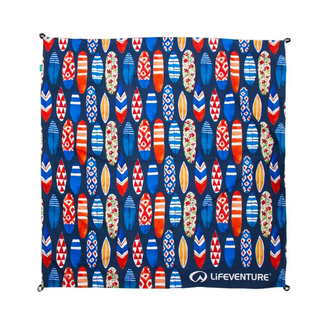 Lifeventure Compact Picnic Blanket - Waterproof, Lightweight & Portable Outdoor Blanket for Beach, Park, Camping, and Hiking Adventures