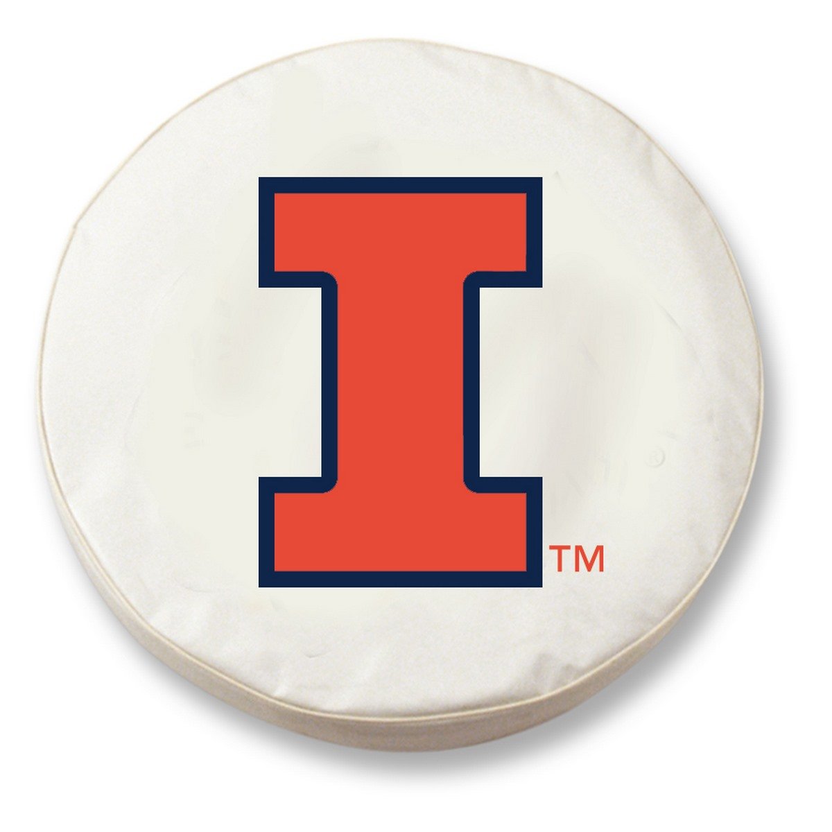 Illinois Tire Cover - White, 31.25