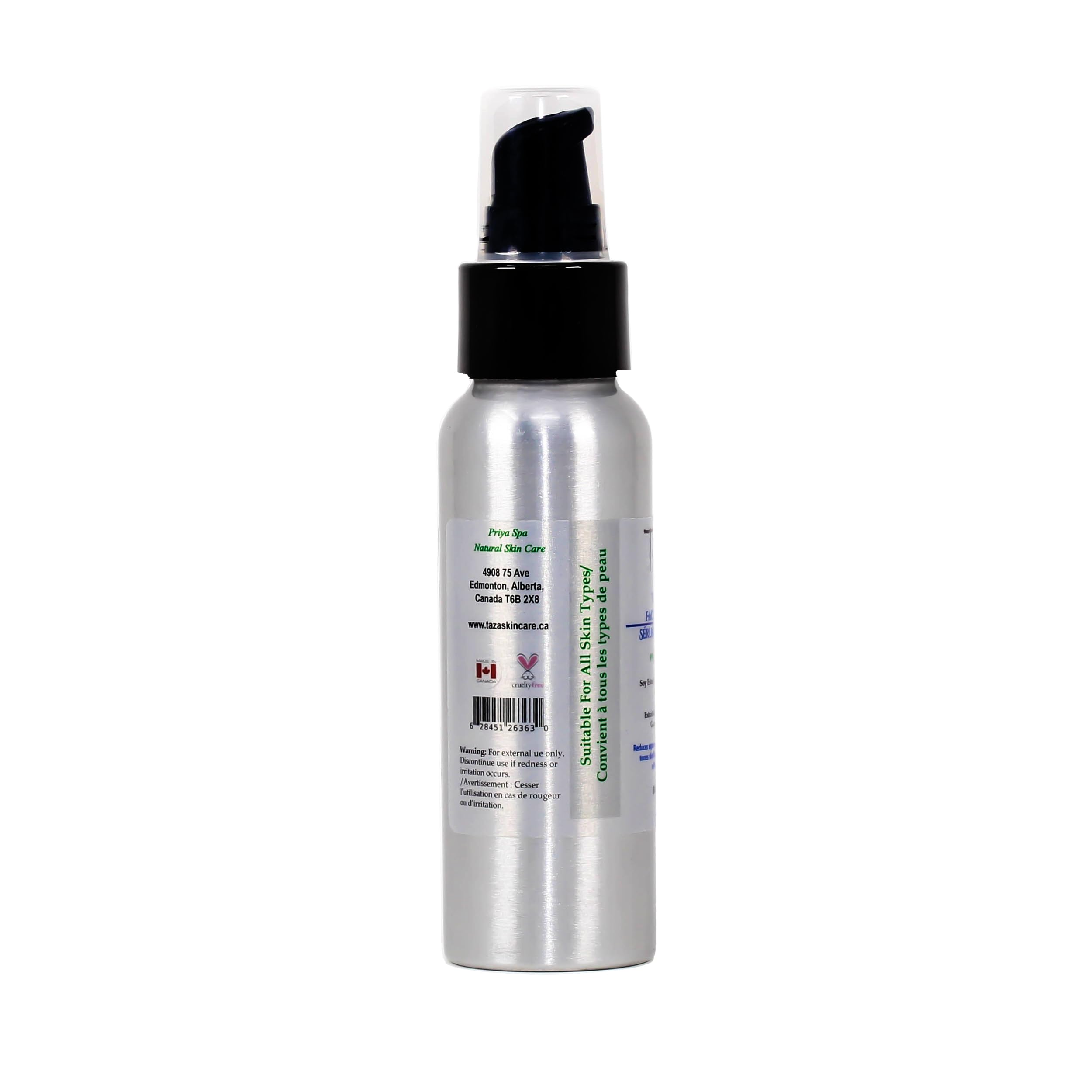 Premium Tri-Peptide Facial Serum - 80ml (2.7oz) with Soy Extract, Wild Yam & Natural Botanicals for Radiant Skin | Anti-Aging, Hydration & Brightening | Day & Night Skincare Routine