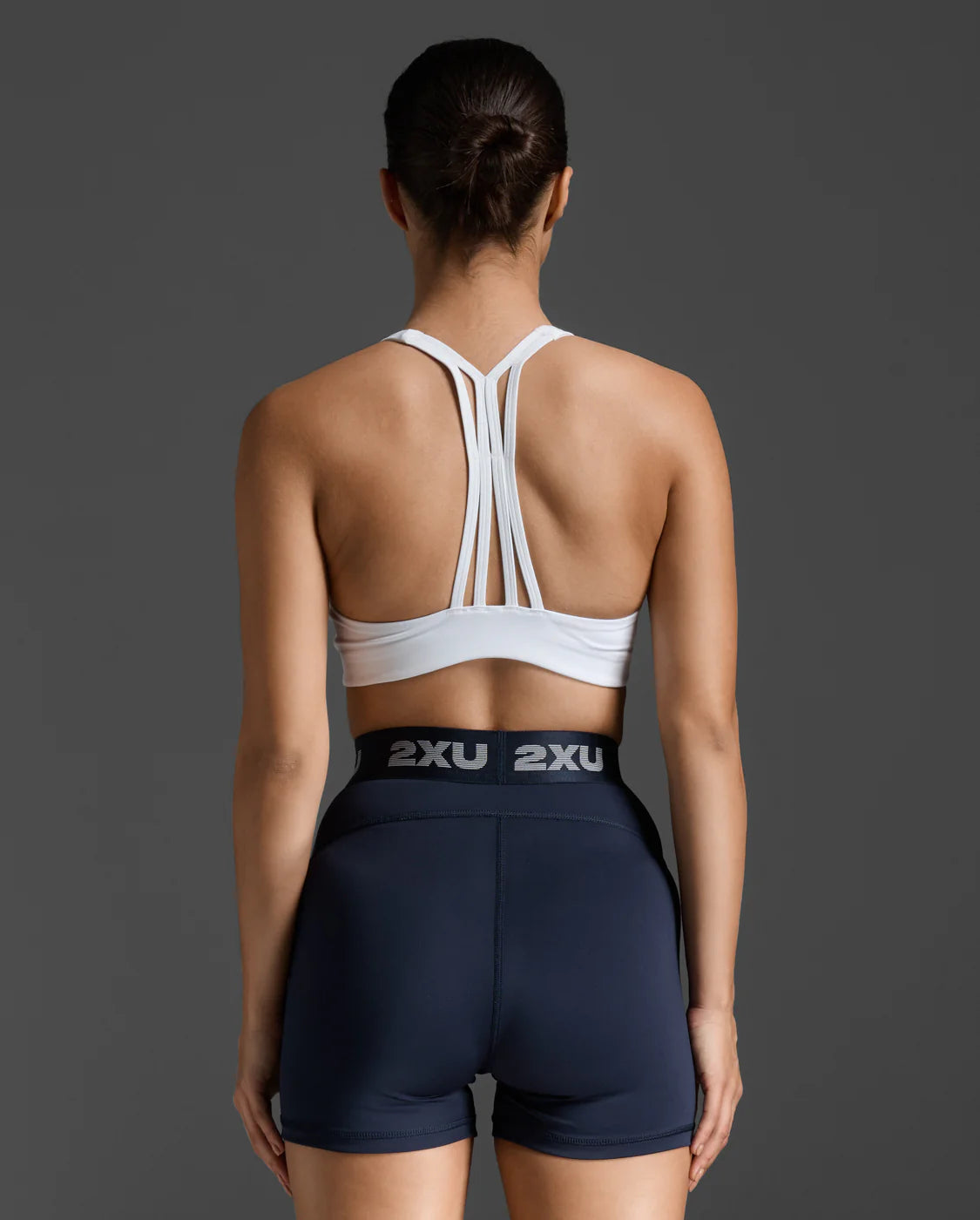 Form Strappy Bra - Comfortable Wireless Support for Women - Perfect for Yoga, Workouts & Everyday Wear - White