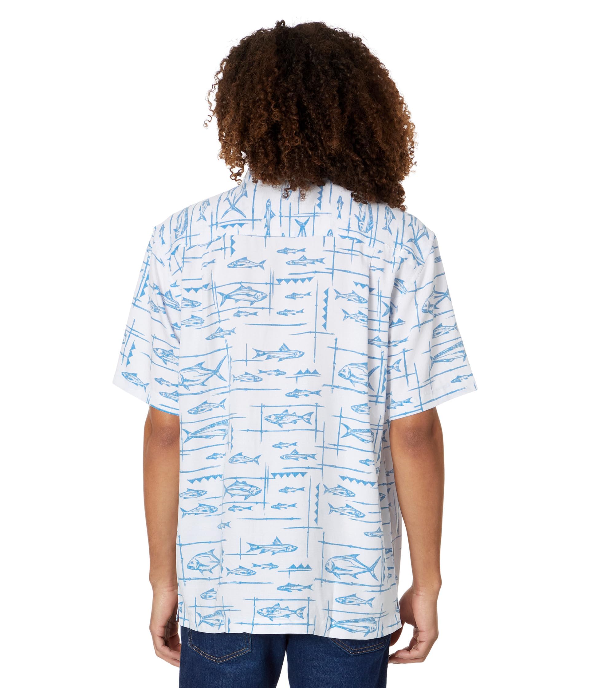 Quiksilver Men's Bento Button Up Woven Shirt - Casual Short Sleeve Hawaiian Style Shirt for Beach, Summer & Outdoor Activities