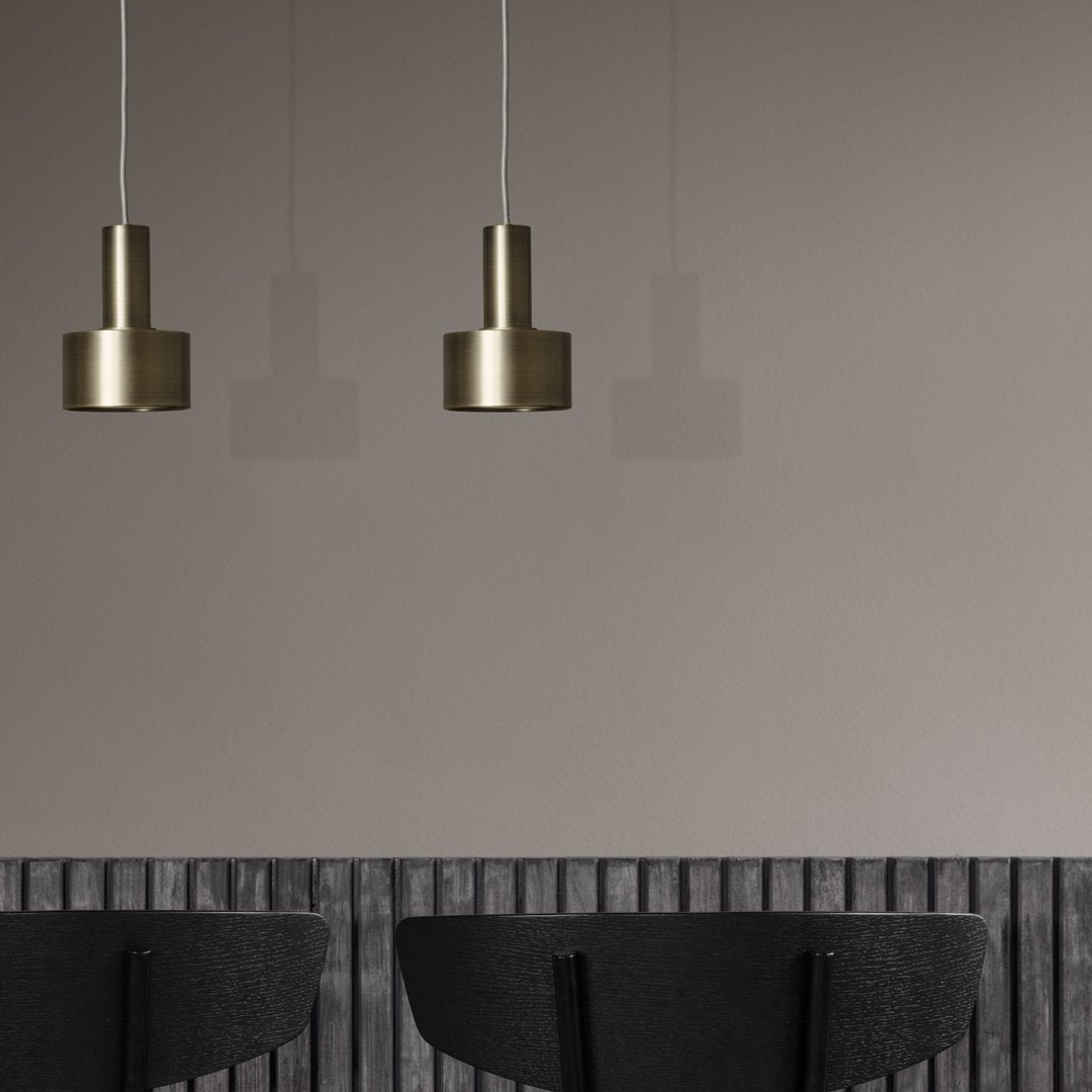 Ferm Living Disc Shade Collection - Modern Scandinavian Pendant Lighting for Living Room, Bedroom & Dining Room Decor