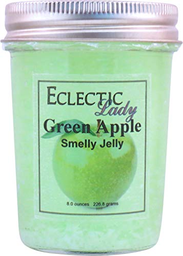 Natural Green Apple Scented Air Freshener Gel - Long-Lasting Odor Eliminator for Home, Car & Office | Eco-Friendly Aroma by Eclectic Lady